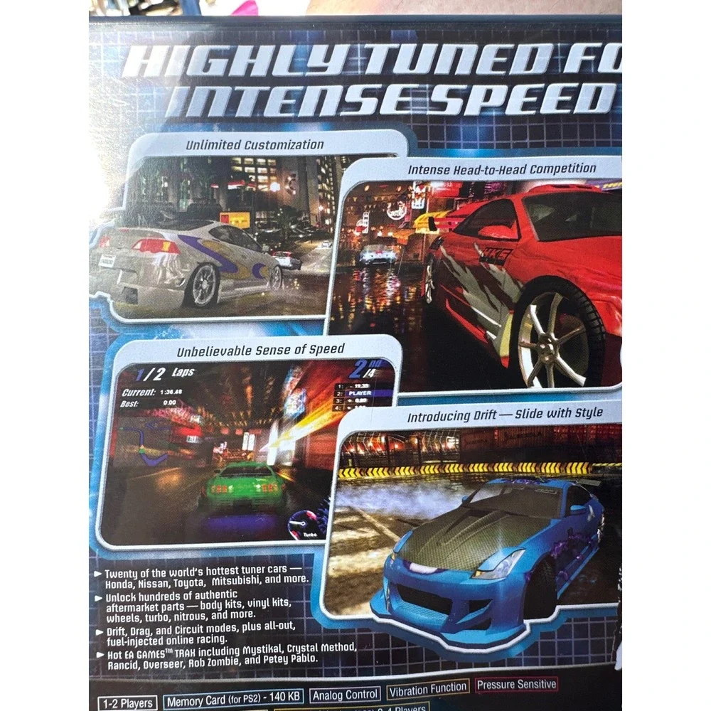 Need for Speed Underground PS2 PlayStation 2 Greatest Hits SLUS 20811GH